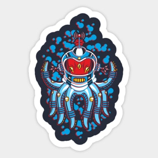 Space Octopus Sticker